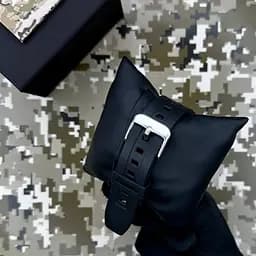Наручний годинник чоловічий 010BKUAGD Тризуб золото Чорні + Коробка. Patriot acs0031024 - мініатюра 3