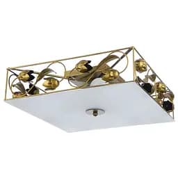 Люстра Brille торт стельова флористика E14 60W G (BL-086S/3)