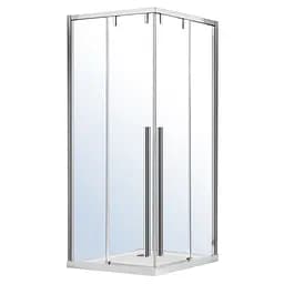 Душевая кабина Volle Aiva 100x100 10-22-680glass, прозрачная, хром