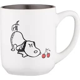 Чашка Ardesto Dog керамическая бело-серая 380 мл (AR3057)