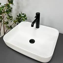 Умивальник VBI Ragusa white накладний VBI-014500, Білий - мініатюра 3