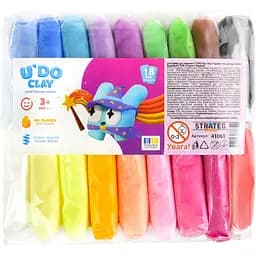 Набір для творчості Strateg U'DO Clay 180 г (10 г x 18 шт.) (41061)