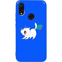 Чехол-накладка Toto Pure TPU 2 mm Print Case Xiaomi Redmi 7 #6 Cat Puk Blue