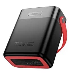 Павербанк з ліхтарем Hoco Title J143 80000 mAh 22W PD QC чорний - мініатюра 5