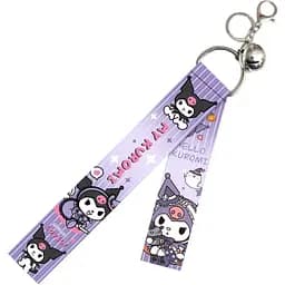 Брелок тканевый Хеллоу Китти Куроми Hello Kitty Kuromi 10 см