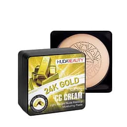 Зволожуючий тональний CC-крем кушон для обличчя Huda Beauty 24K Gold CC Cream Н65048, 110 Angel Food