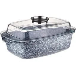 Гусятниця Edenberg EB-8007 з литого алюмінію з гранітним покриттям з кришкою