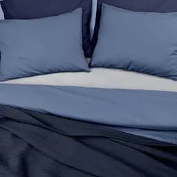 Плед-покривало Cosas Knitted Braid Navy косичка 75х95 см (Blanket_65-1Navy_KnittedBraid_75x95) - мініатюра 2