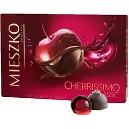 Цукерки шоколадні Mieszko Cherrissimo Classic Вишня з лікером 285 г