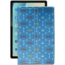 Чехол StatusCASE из экокожи для планшета Blackview Tab 11 Фэшн голубой