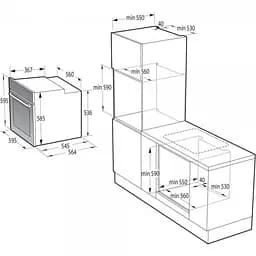 Духовка електрична Gorenje BOSX6737E13BG - мініатюра 7