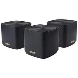 Wi-Fi Mesh система Asus ZenWiFi XD4 Plus 3pk Black (90IG07M0-MO3C50)