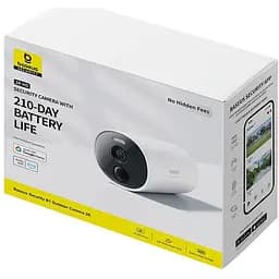 IP-камера для відеоспостереження Baseus Security B1 2K White (S0SV002130) [127590] - мініатюра 5