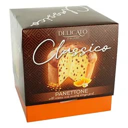 Панеттоне Delicato Традиционный с цукатами и изюмом 500 г (C1507456)