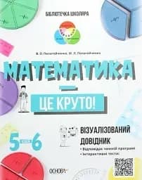 Бібліотечка школяра. Математика - це круто! Візуалізований довідник. 5–6 класи