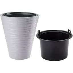 Горщик для квітів Form-Plastic Sahara-40 32 л сірий (2722-055)