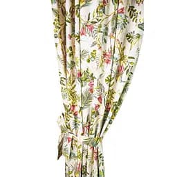 Комплект штор Прованс Villa, 130х170 см, белый с зеленым (28877)