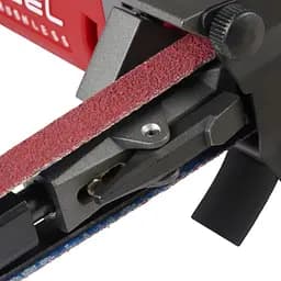 Шліфмашина стрічкова акумуляторна безщіткова MILWAUKEE, M12 FBFL10-0, 10мм (каркас, 2 стрічки 60, картонне пакування) - мініатюра 4