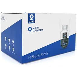 Відеокамера Wi-Fi вулична з двома об'єктивами 2+2mpx YOSO YOIPC40D4MP50 PTZ 2.8mm V380 - мініатюра 4