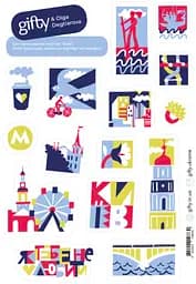 Набір наклейок Gifty "Kyiv"