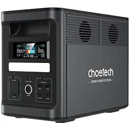 Зарядна станція Choetech BS065 1800Вт (1536Вт/г) AC,LiFePo4,MPPT, UPS, USB-C PD100 Вт (BS065-EU-BK)