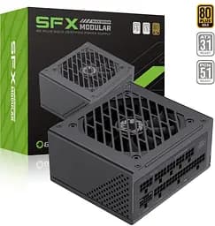 Блок питания 850 Вт, GameMax GS-850G, черный, SFX, модульный, 80+ золотой, Active PFC, 9,2 см, 3xMolex/6xSATA/1x16-pin