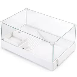 Тераріум-акваріум для черепахи Kruger Meier Turtle Shell Garden 49x31x18.5 см з островом і гідропонним контейнером