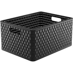 Ящик для зберігання Rotho А4 Country 28 л антрацит (11668.3)