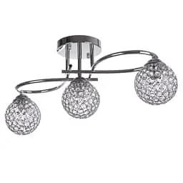 Люстра Brille молекула стельова E14 40W CH (BR-01383S/3)