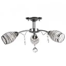 Люстра стельова Brille класична E14 40W CH (LK-242C/3)