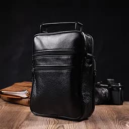 Шкіряна чоловіча сумка Vintage 19,5х24х4,5 см sum0023580 - мініатюра 8