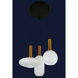 Люстра в стилі лофт Levistella 91617-3 BK+WH - мініатюра 2