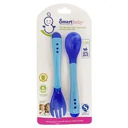 Детский набор Ложка+вилка "Хамелеон" MGZ-0104(Blue)