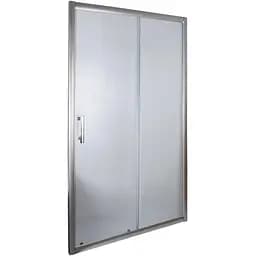 Душевые двери Bravo Tormes 100FS 2 уп., универсальные, матовый, хром матовый