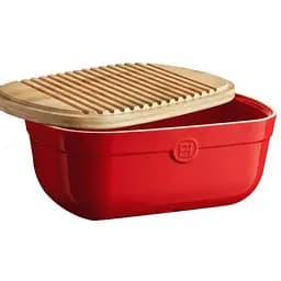 Хлібниця Emile Henry Storage з кришкою-дошкою для нарізки 6.8 л (348750)