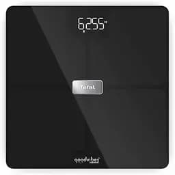 Весы Tefal напольные Body Fat Goodvibes Health 180 кг 1х Li-ion стекло черное (BM9670S1)