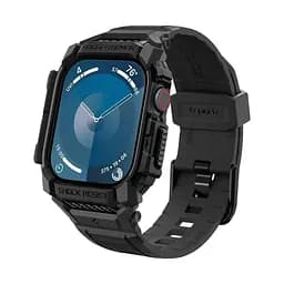 Чохол-ремінець Spigen Rugged Armor Pro для Apple Watch 10 46 mm Matte Black (ACS08604)