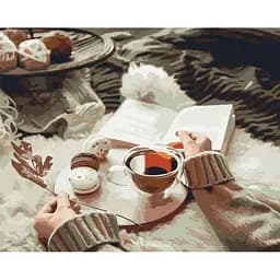 Картина по номерам на підрамнику Brushme Затишне чаювання
