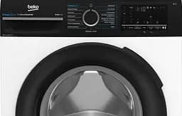 Beko Пральна машина Beko фронтальна, 10кг, 1400, A, 58см, дисплей, інвертор, пара, білий - мініатюра 3