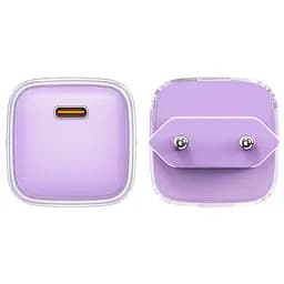 МЗП Acefast A53 Sparkling series PD30W GaN (1USB-C) Alfalfa purple - мініатюра 3