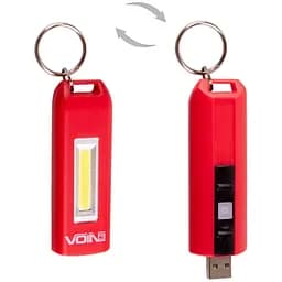 Ліхтарик-брелок Voin 0.5W-COB 100mAh (VL-92) - мініатюра 2