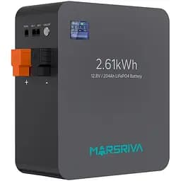 Акумуляторна батарея Marsriva LiFePO4, 12.8V/204Ah, 2.61kWh, настінне кріплення - мініатюра 2