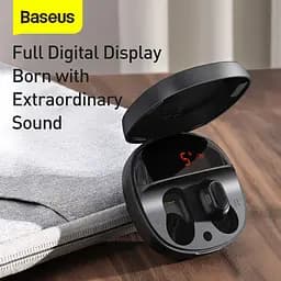 Бездротові навушники Baseus WM01 Plus TWS black (29193 black) - мініатюра 9