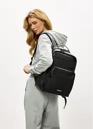 Жіночий рюкзак Sambag Zard MOD чорний 40 х 28 х 14 см (25438164)