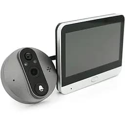 WiFi відеодомофон Yoso EYE1MPM43 з дисплеєм, пам'яттю та дзвінком на батареях (віддалений перегляд APP Tuya smart)