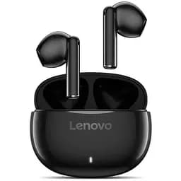 Наушники Lenovo беспроводные E310 черный bluetooth 5.3 микрофон ENC динамики 13 мм зарядный кейс 32 Ом 114 дБ (GXD1Q65146)