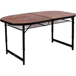 Стол Bo-Camp Woodbine Oval 150x80 см коричневый (1404230)