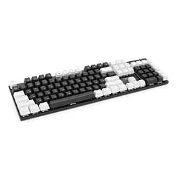Механічна клавіатура USB XStrike XS-1010, довжина кабелю 150 см, RGB підсвічування, Eng/Укр/Рус, 465х165х45 мм, Black/White, 104к, Q20 - мініатюра 3
