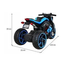 Електромотоцикл триколісний Ramiz Motor Future 12 В, білий (PA.LL8001-A.BIA) - мініатюра 12