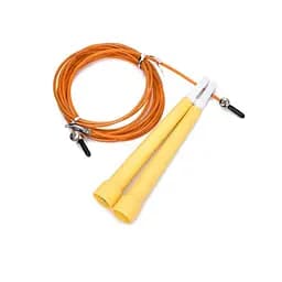 Скакалка скоростная Bambi MS 3765(Yellow) 290 см, ручка пластик, веревка резина+металл